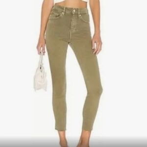 Free people skinny ankle raw hem jeans
